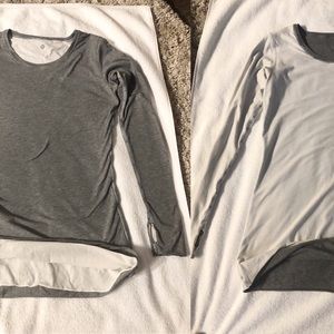 Lululemon Reversible long sleeve. Soft cotton sz 8